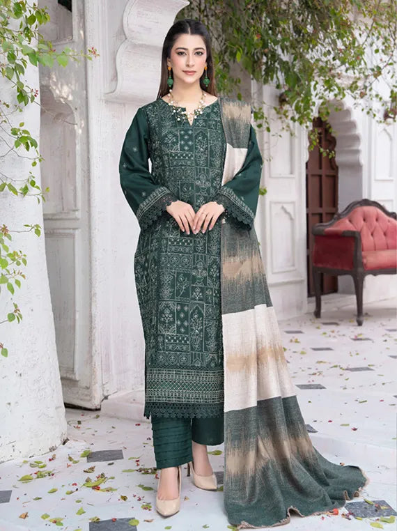 MERI ARZO Embroidered Dhanak Collection 2025 by Manizay (D-03)