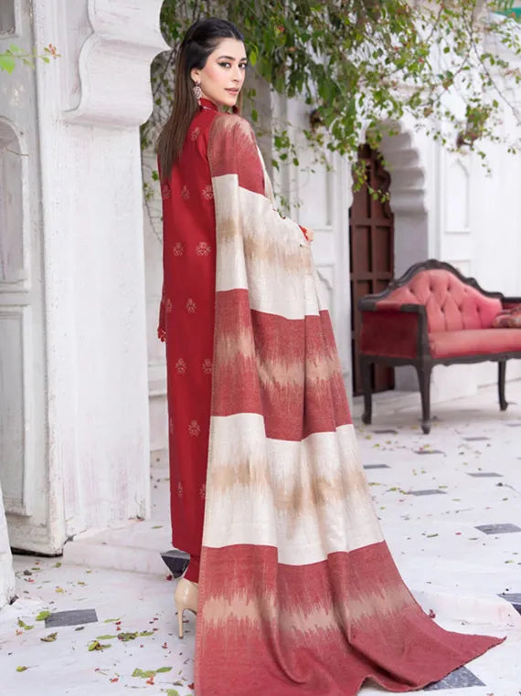 MERI ARZO Embroidered Dhanak Collection 2025 by Manizay (D-04)