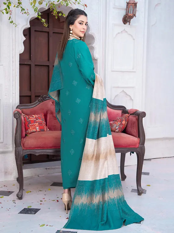 MERI ARZO Embroidered Dhanak Collection 2025 by Manizay (D-07)