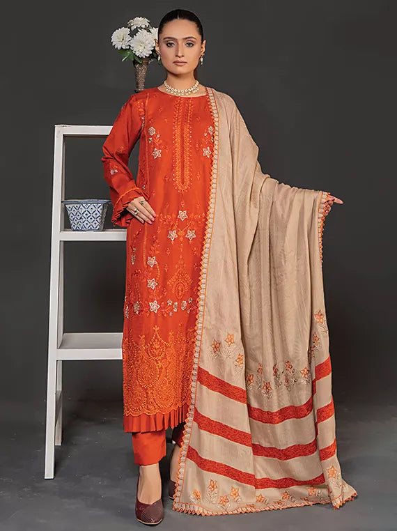 MODERN Embroidered Dobby Peach Collection 2025 Vol-140 (MD-01)