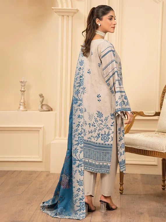 MODERN Printed Embroidered Dhanak Collection 2025 Vol-142 (MD-07)
