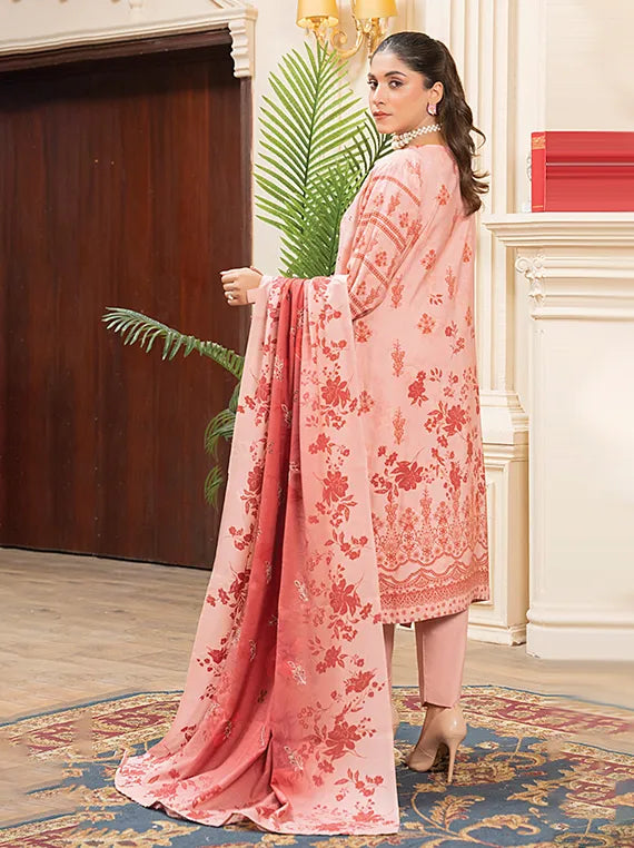 MODERN Printed Embroidered Dhanak Collection 2025 Vol-142 (MD-09)