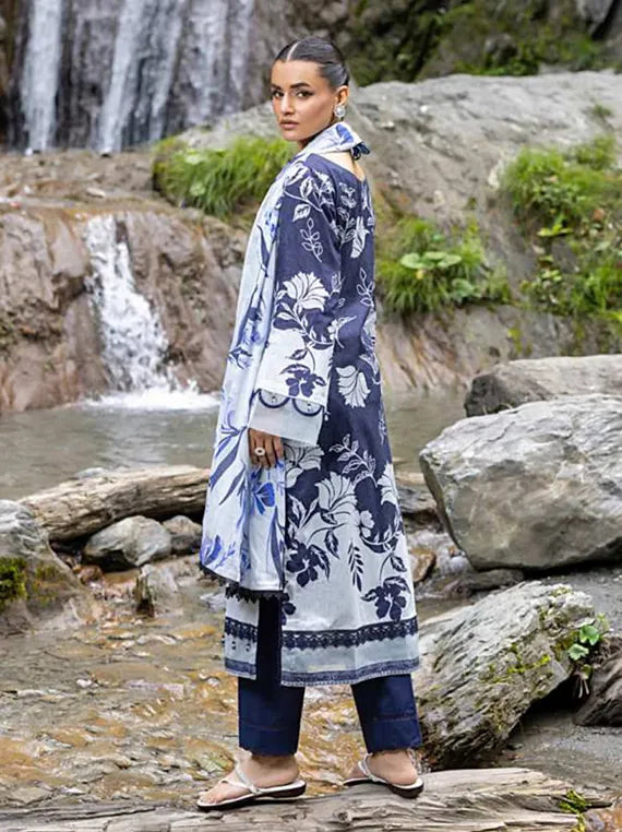 MONSOON by Alzohaib Printed Cambric Collection 2025 Vol-02 (D-03)