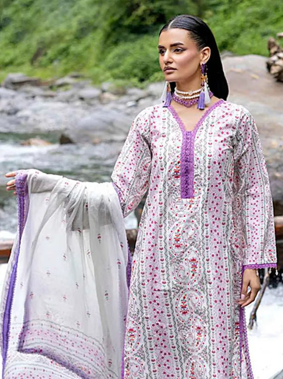 MONSOON by Alzohaib Printed Cambric Collection 2025 Vol-02 (D-05)