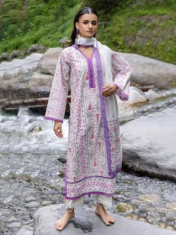 MONSOON by Alzohaib Printed Cambric Collection 2025 Vol-02 (D-05)