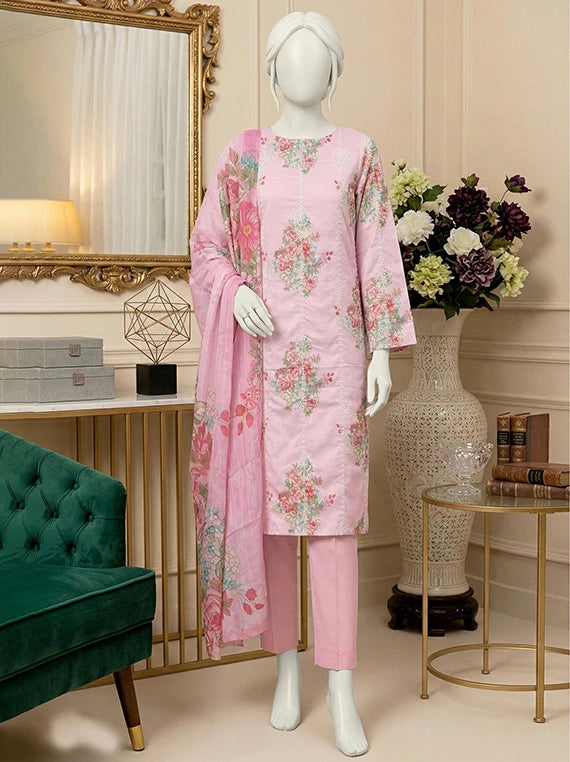 MOON by Abc Embroidered Slub Lawn Collection 2026 (D-02)
