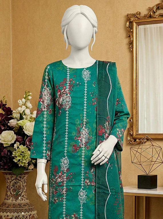 MOON by Abc Embroidered Slub Lawn Collection 2026 (D-05)