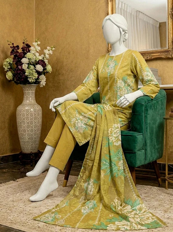 MOON by Abc Embroidered Slub Lawn Collection 2026 (D-06)