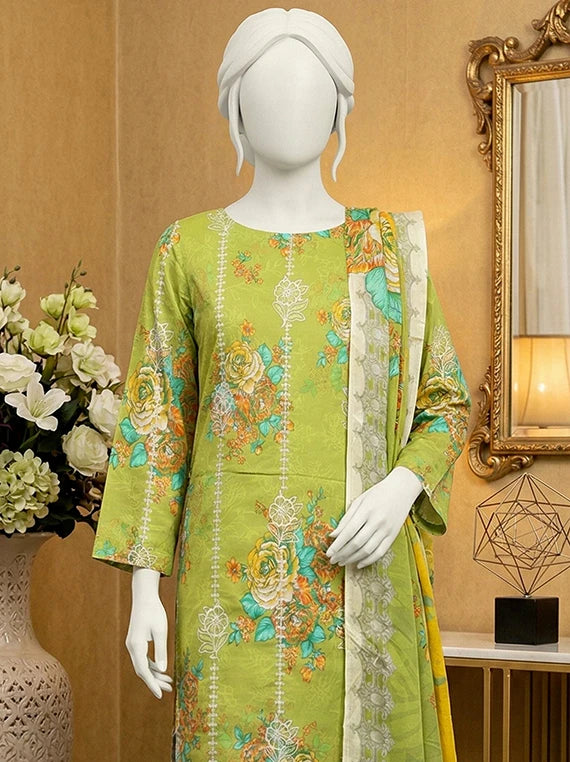 MOON by Abc Embroidered Slub Lawn Collection 2026 (D-11)