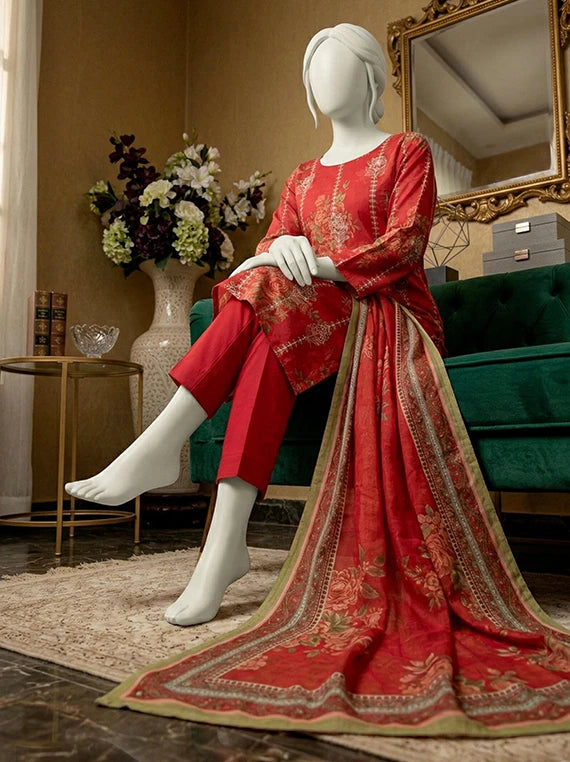 MOON by Abc Embroidered Slub Lawn Collection 2026 (D-12)