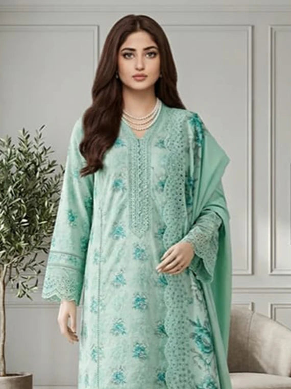 MOONA by HH Printed Embroidered Lawn Collection 2026 Vol-100 (D-04)