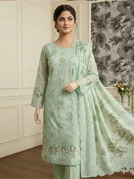 MOONA by HH Printed Embroidered Lawn Collection 2026 Vol-100 (D-05)