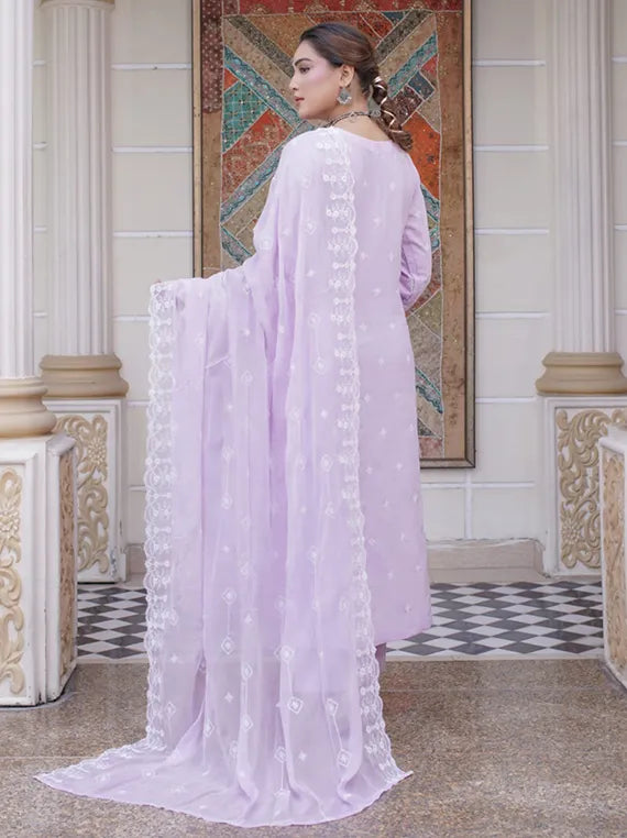 MOR-E-PIYA Embroidered Karandi Collection 2025 by Manizay (D-02)