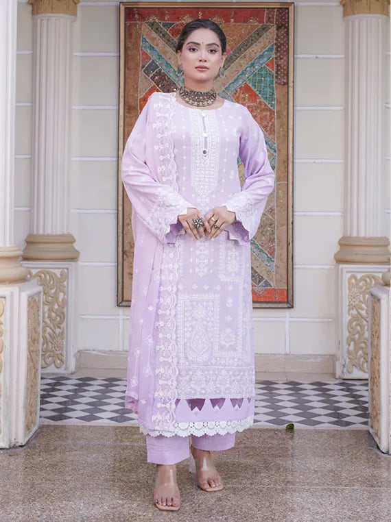 MOR-E-PIYA Embroidered Karandi Collection 2025 by Manizay (D-02)