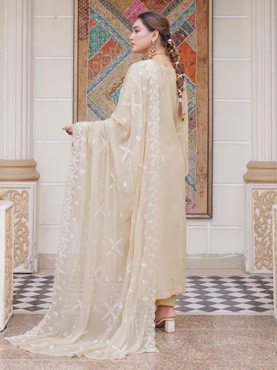 MOR-E-PIYA Embroidered Karandi Collection 2025 by Manizay (D-03)