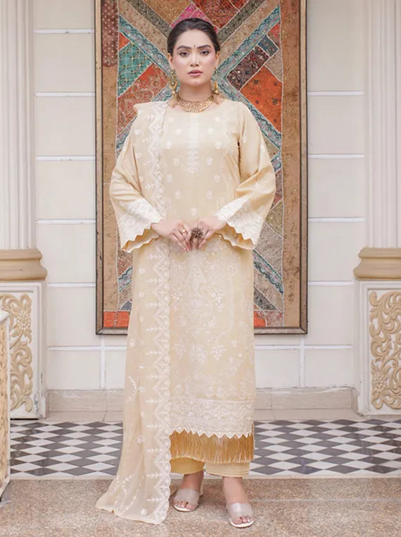 MOR-E-PIYA Embroidered Karandi Collection 2025 by Manizay (D-03)