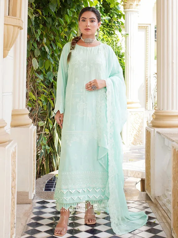 MOR-E-PIYA Embroidered Karandi Collection 2025 by Manizay (D-06)