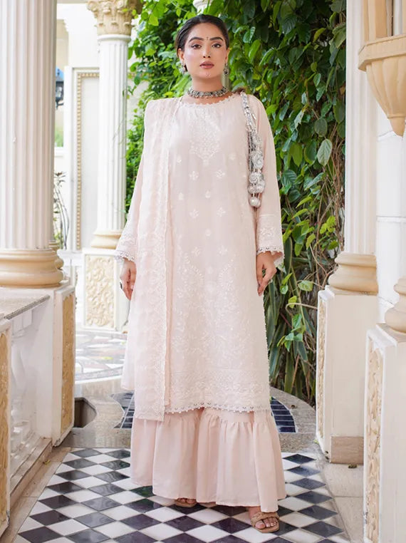 MOR-E-PIYA Embroidered Karandi Collection 2025 by Manizay (D-07)