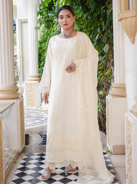 MOR-E-PIYA Embroidered Karandi Collection 2025 by Manizay (D-10)