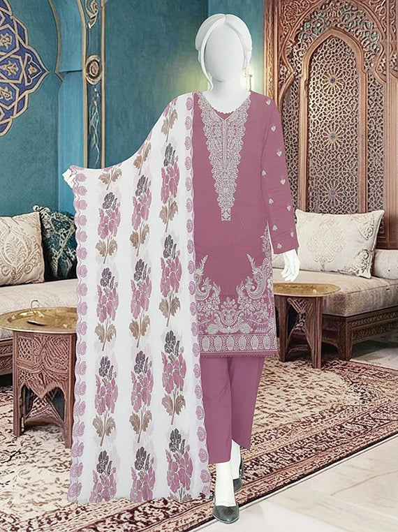 MORNI by ABC Embroidered Lawn Collection 2026 (D-05)
