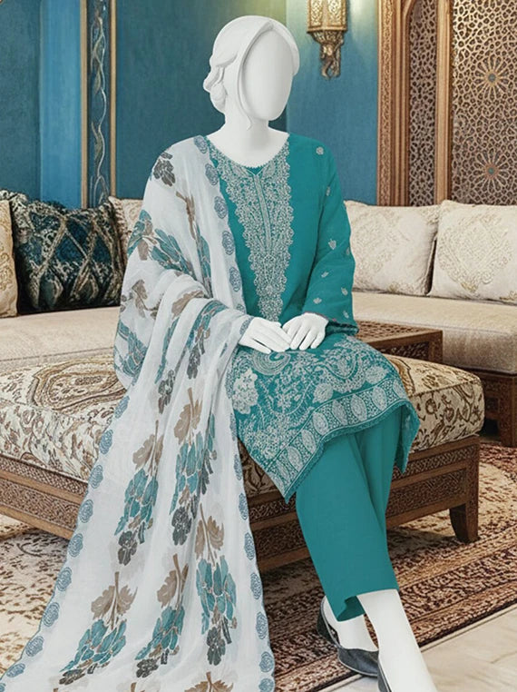 MORNI by ABC Embroidered Lawn Collection 2026 (D-06)
