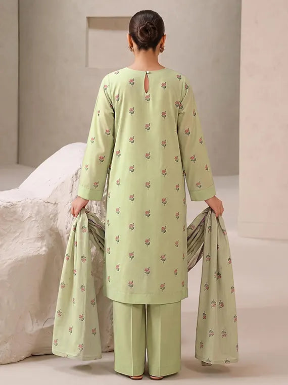 MUSKAN by NUR Embroidered Peach Leather Unstitched Collection'26 (D-07)
