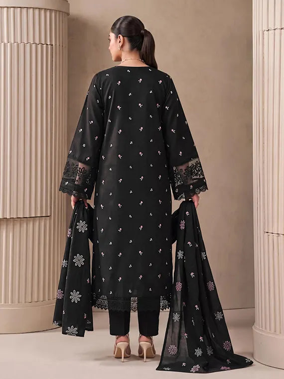MUSKAN by NUR Embroidered Peach Leather Unstitched Collection'26 (D-09)