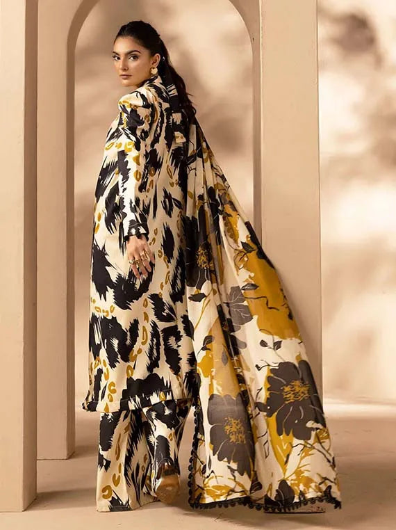 Mahmal Printed Bana Dora Staple Collection 2025 By Lamisah (D-01)