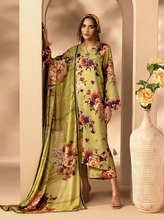 Mahmal Printed Bana Dora Staple Collection 2025 By Lamisah (D-03)