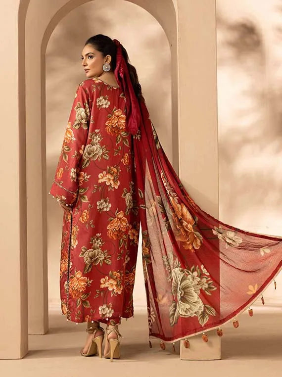 Mahmal Printed Bana Dora Staple Collection 2025 By Lamisah (D-04)