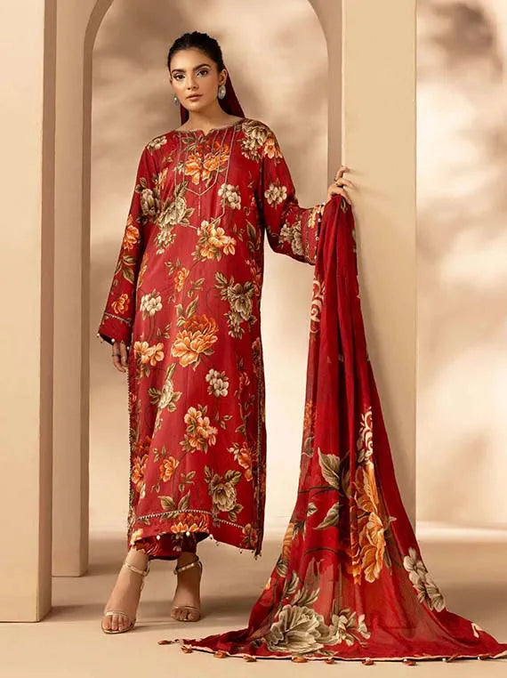 Mahmal Printed Bana Dora Staple Collection 2025 By Lamisah (D-04)