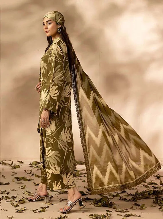 Mahmal Printed Bana Dora Staple Collection 2025 By Lamisah (D-07)