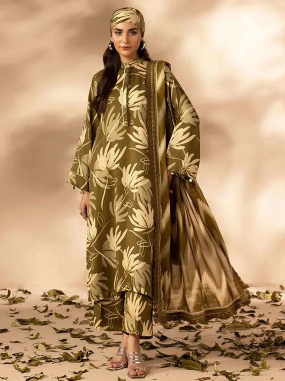 Mahmal Printed Bana Dora Staple Collection 2025 By Lamisah (D-07)