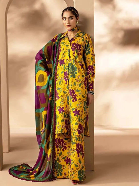 Mahmal Printed Bana Dora Staple Collection 2025 By Lamisah (D-08)