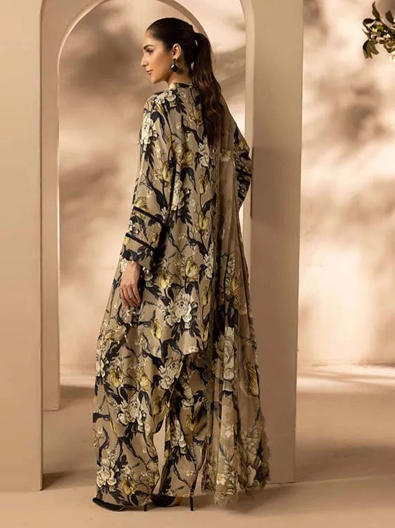 Mahmal Printed Bana Dora Staple Collection 2025 By Lamisah (D-09)