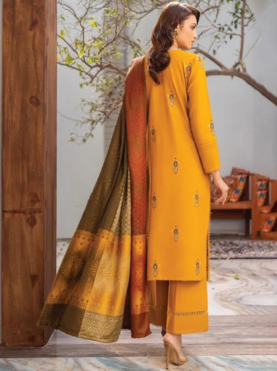 Mahrosh Embroidered Dhanak Collection 2025 By Puri Fabric (D-04)