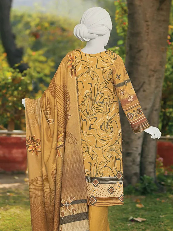 Maiza Embroidered Printed Peach Collection 2025 Vol-02 By ABC (D-02)