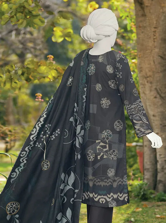 Maiza Embroidered Printed Peach Collection 2025 Vol-02 By ABC (D-03)