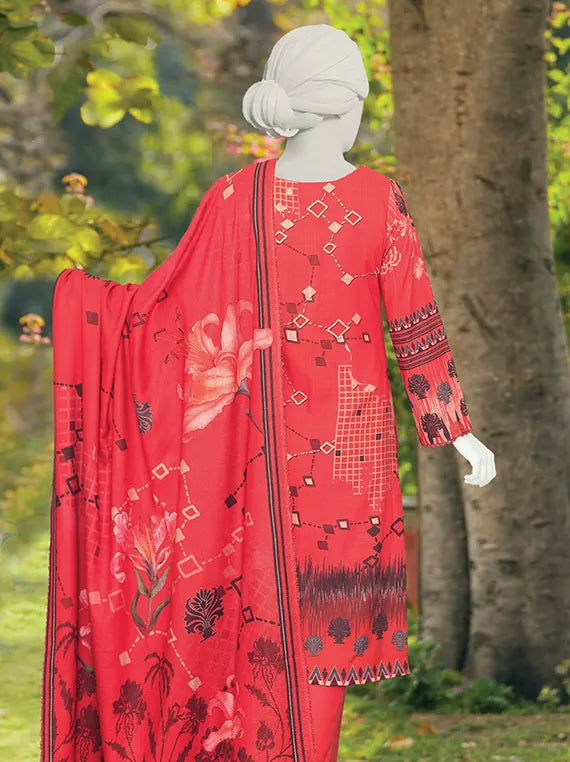 Maiza Embroidered Printed Peach Collection 2025 Vol-02 By ABC (D-06)