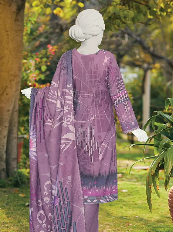 Maiza Embroidered Printed Peach Collection 2025 Vol-02 By ABC (D-07)