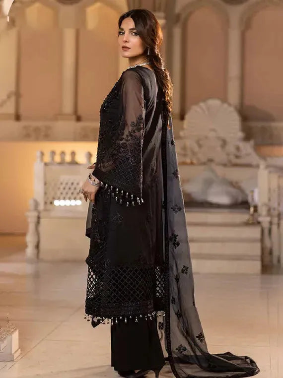 Majestic Embroidered Organza Chiffon Collection 2026 (LCZ-308)
