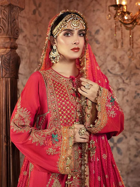 Majestic Embroidered Organza Chiffon Collection 2026 (MB21-02)