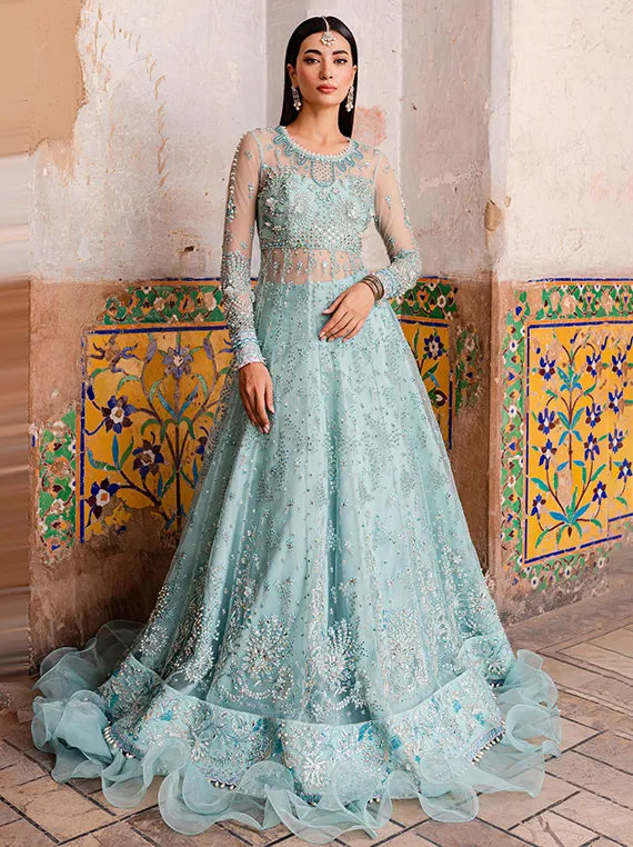 Majestic Embroidered Organza Chiffon Collection 2026 (Myna)
