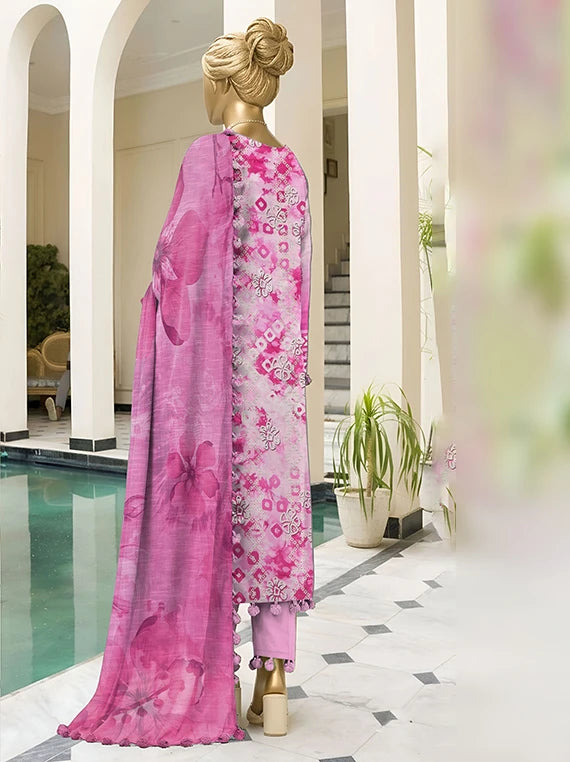 Malka by ABC Embroidered Printed Lawn Collection 2026 (AA-02)