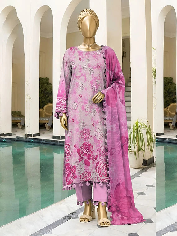 Malka by ABC Embroidered Printed Lawn Collection 2026 (AA-02)