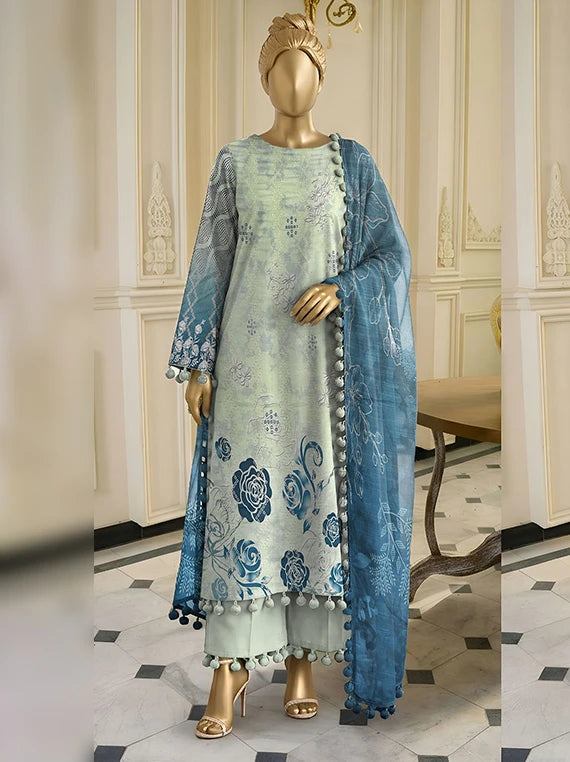 Malka by ABC Embroidered Printed Lawn Collection 2026 (AA-03)