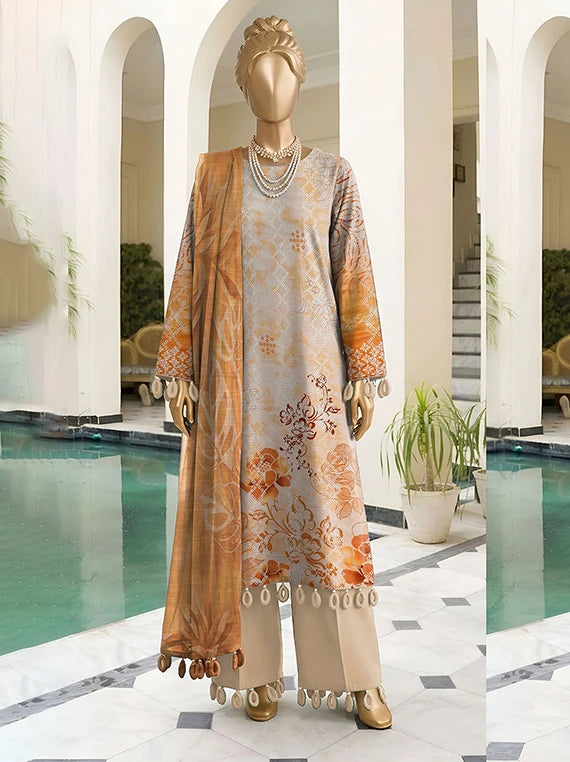Malka by ABC Embroidered Printed Lawn Collection 2026 (AA-04)