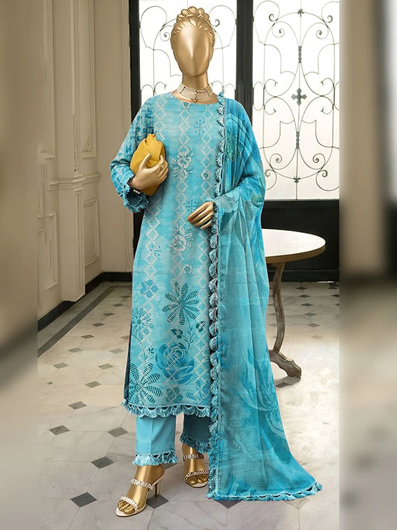 Malka by ABC Embroidered Printed Lawn Collection 2026 (AA-05)