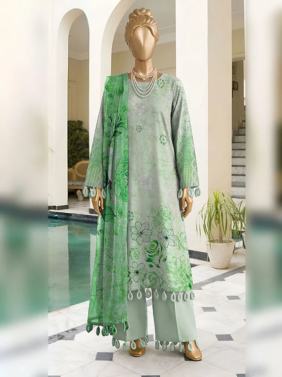 Malka by ABC Embroidered Printed Lawn Collection 2026 (AA-07)