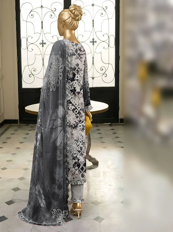 Malka by ABC Embroidered Printed Lawn Collection 2026 (AA-08)